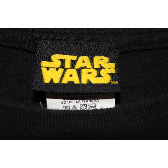 Black Vintage Y2K Star Wars Darth Vader Graphic Tee - Picture 3 of 5